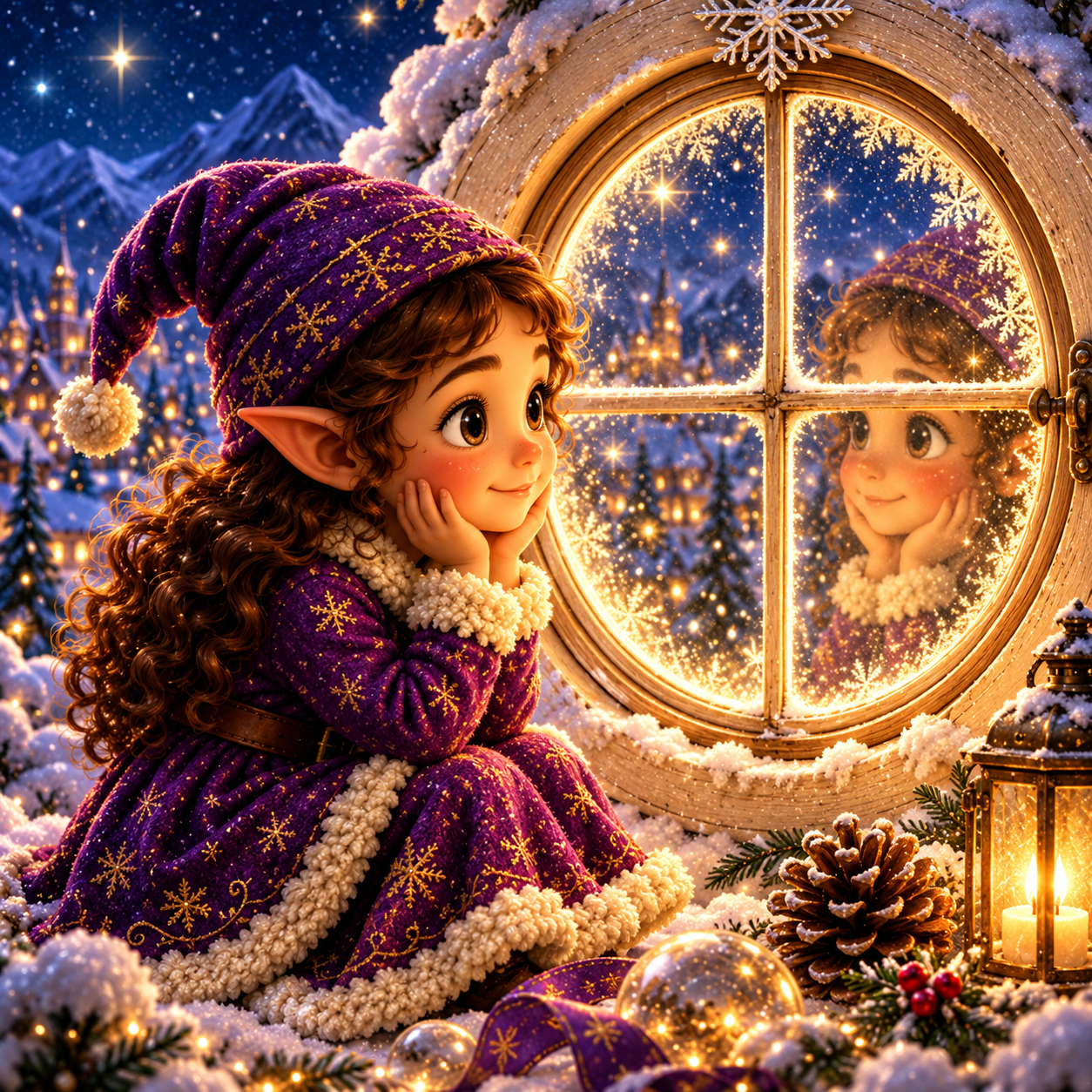 Elara, Keeper of the Winter Window